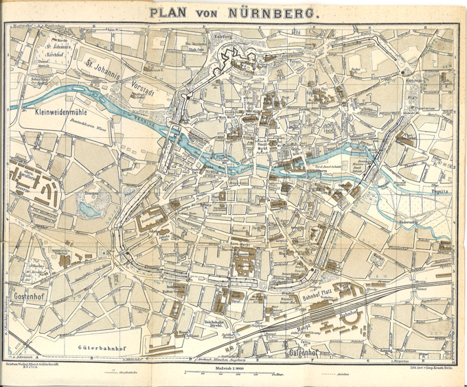 Griebens Reiseführer, Band 62, Nürnberg, 1927