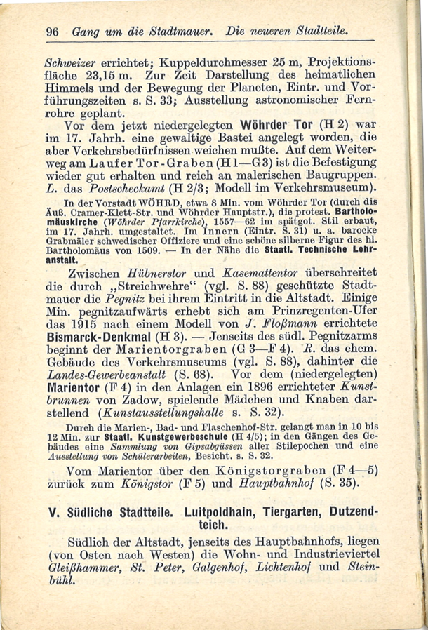 Griebens Reiseführer, Band 62, Nürnberg, 1927