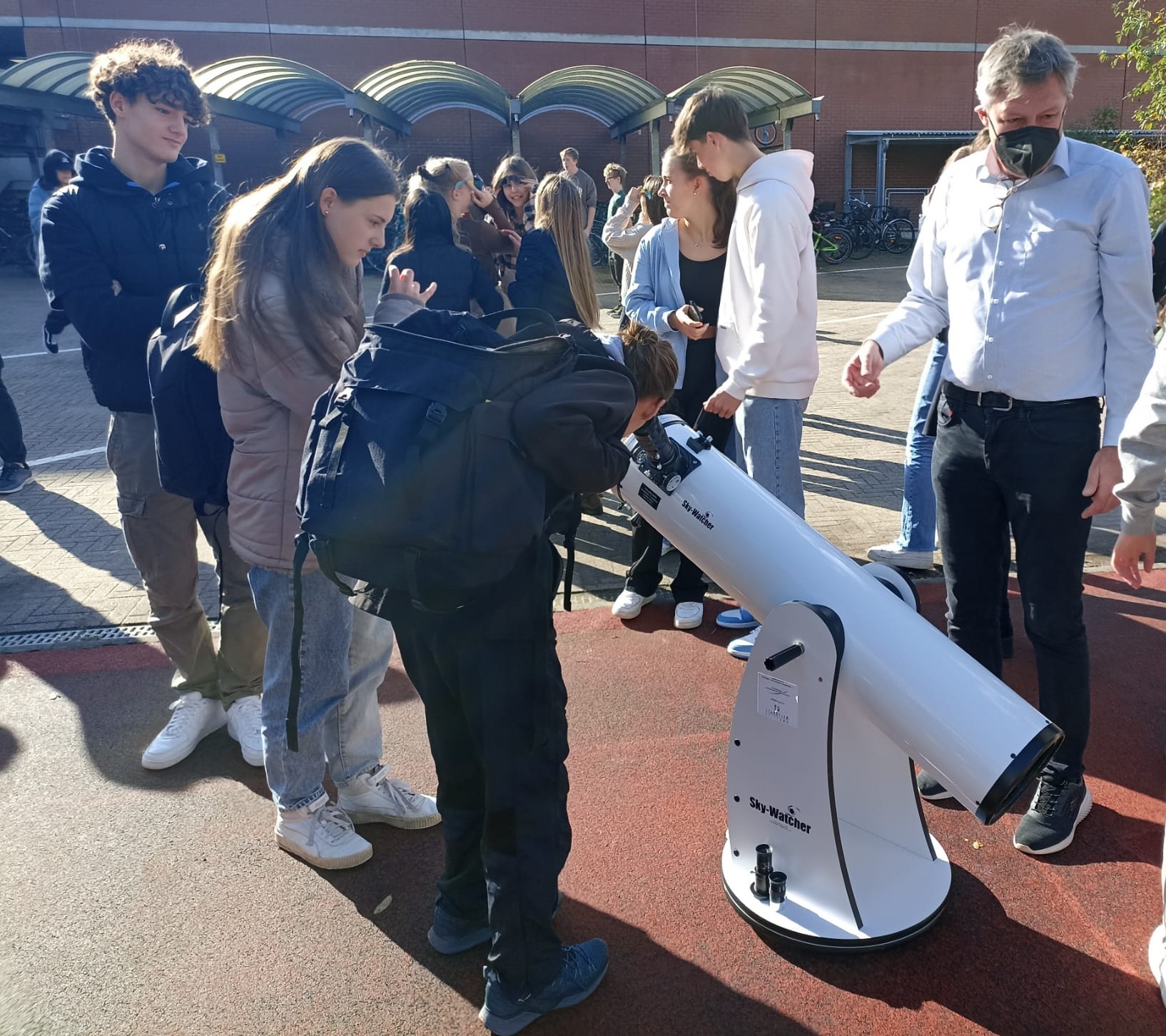 Sonnenbeobachtung an der Wilhelm-Löhe-Schule