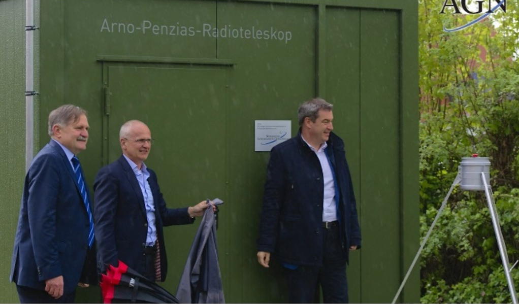 Einweihung des Arno Penzias Radioteleskop am 26. April 2019